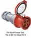 CD3100C4W - 100 / 125 Amp Pin & Sleeve Devices (Watertight/Weatherproof) image